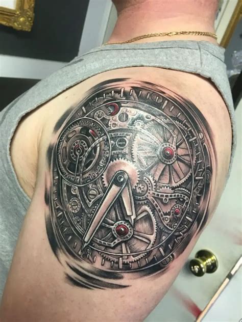 25 Timeless Clock Tattoo Designs For Men - Pulptastic