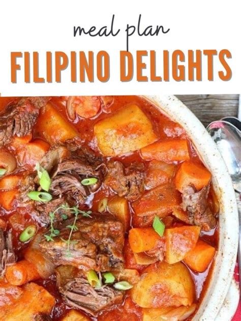 filipino dishes  dinner  busy moms  boys   dog