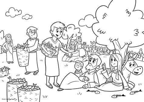 Family Picnic Coloring Pages at GetColorings.com | Free printable ...