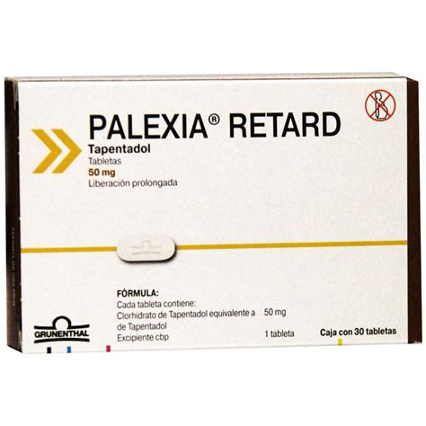Palexia Retard 50mg 30 Tabs Distribuidora Sta María