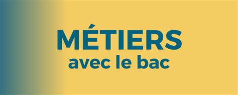 M Tiers Accessibles Avec Le Bac Fiches M Tiers