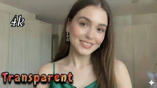 K Try On Haul See Everything Transparent Dress Lingerie Bikini Try On Haul With Me