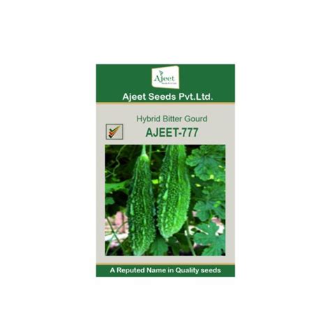 Ajeet Hybrid Bitter Gourd 777 50 Gm Leafconagro