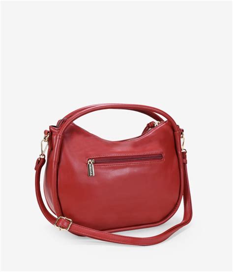 Bolso De Mano Rojo Con Cadena BOSANOVA CYBER WEEK