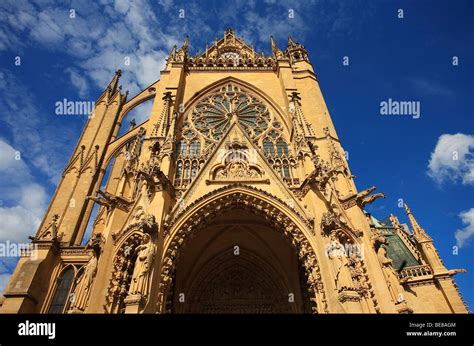 Saint Etienne Cathedral Metz France Stock Photo Alamy