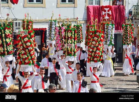 The Festa Dos Tabuleiros Festival Of The Trays In Tomar Portugal