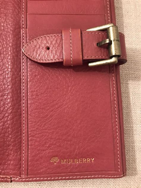Authentic Mulberry Roxanne Pink Leather Wallet Gem
