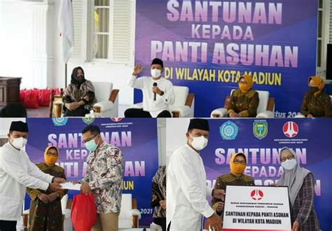 Walikota Madiun Salurkan Bantuan Dari Bmpd Untuk Empat Panti Asuhan