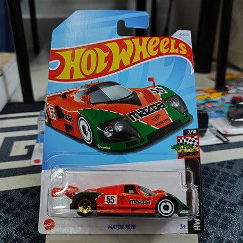 Hot Wheels Mazda 787B Orange Shopee Malaysia