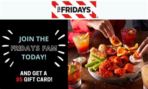 Tryspree Tgi Fridays Gift Card For Free