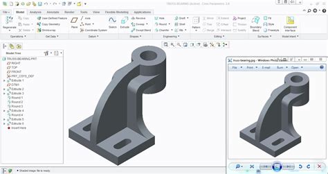 How To Draw D Model In Creo Parametric