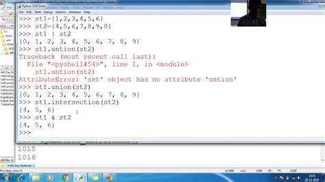 102 Python Set Operations Python Programming Tutorial For Beginner To