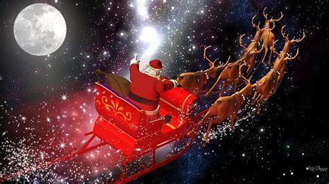 Christmas Wallpaper Hd Widescreen Santa