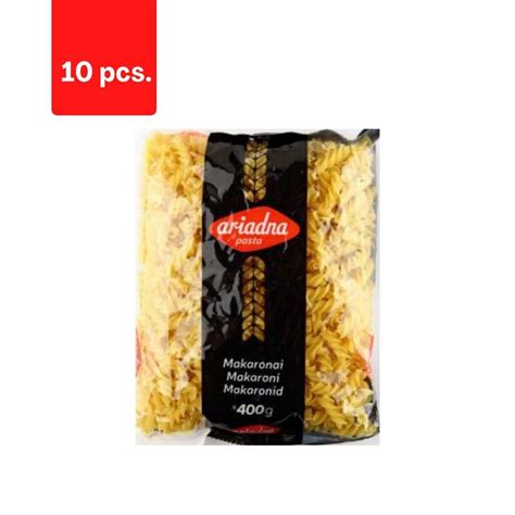 Makaronai Sraigteliai Ariadna 400 G X 10 Vnt Kaina Pigu Lt