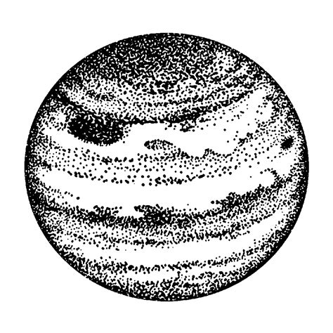 Jupiter 1505F | Planet drawing, Ink pen drawings, Astronomy art