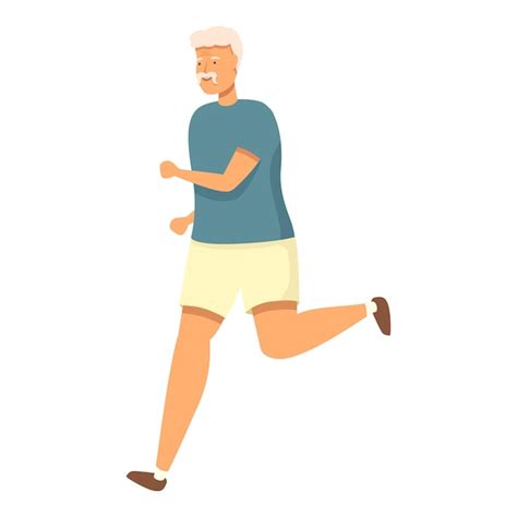 Old Man Running Vectors And Illustrations For Free Download Freepik