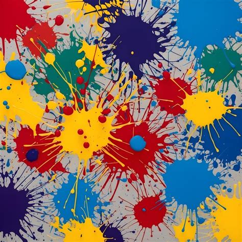 paint splatter print pictures