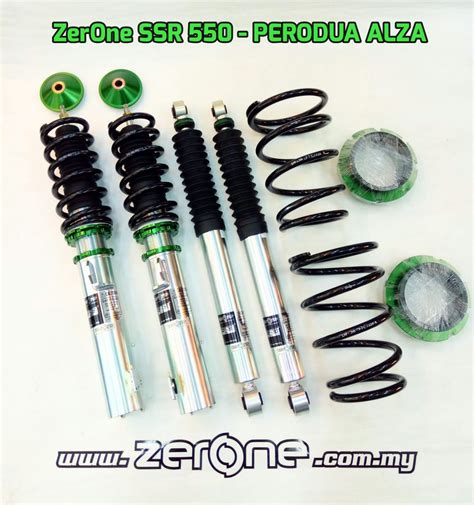 Zerone Ssr Adjustable Coilover Kit Perodua Alza Zerone