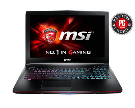 Specification GE62 2QD Apache Pro MSI Global The Leading Brand In