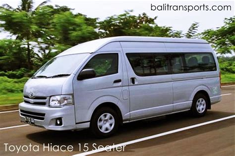 Toyota Hiace Commuter 15 Seats Hire & Charter Bali - Bali Transports