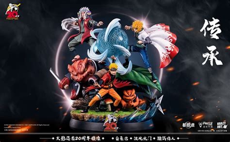 1 6 Scale Licensed Inherited Naruto Minato Jiraiya With LED Naruto