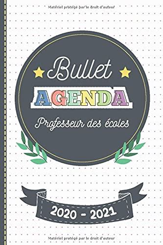 Bullet Agenda Professeur des écoles 2020 2021 Cahier Carnet de note