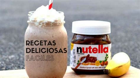 Recetas Fáciles Con Nutella Quicha Rocio Youtube