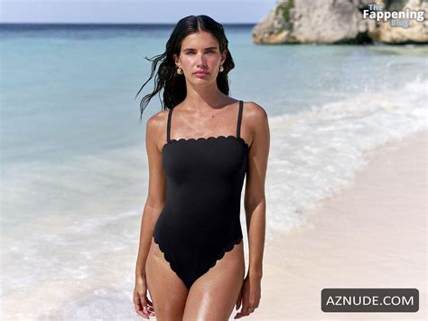 Sara Sampaio Sexy Poses Her Sizzling Bikini Body In A Photoshoot For Hunkemoller S Own Your Glow
