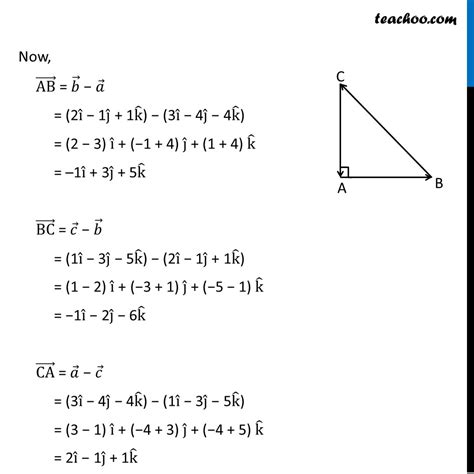 Ex 10 2 17 Show That A 3i 4j 4k B 2i K C I 3j 5k