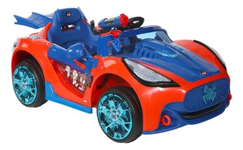 Carro Electrico Infantil Montable 6v Spidey Spider Super Car Envío Gratis