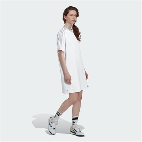 Adidas Always Original Laced Tee Dress White Free Shipping With