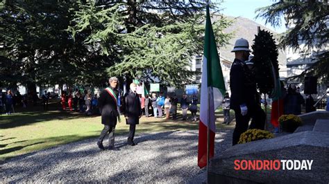 Sondrio la cerimonio del Giorno dellUnità Nazionale e Giornata delle