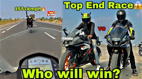 Ktm Rc Vs Yamaha R M Top Speed Top End Race Who Will