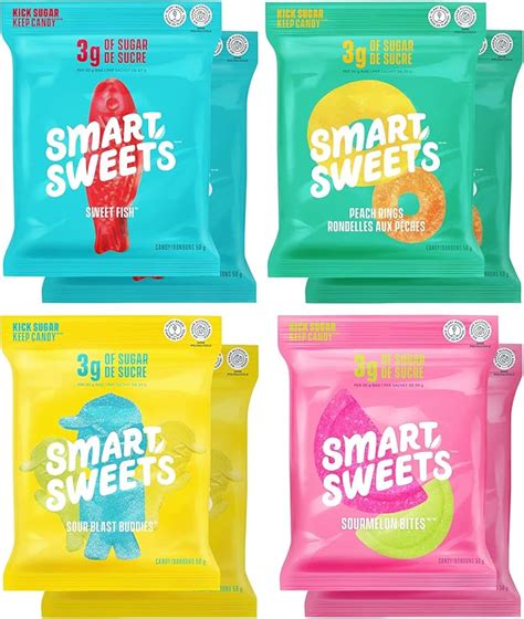 Smartsweets Variety Pack Low Sugar And Calorie Candy Sweet Fish