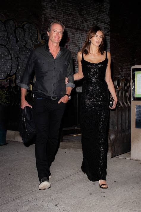 Kaia Gerber With Her Dad Rande Gerber At Crosby Hotel In New York 13 Gotceleb