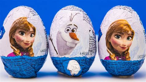 Dibusymas Disney Frozen Surprise Eggs Olaf Elsa Anna Toys Chocolate Egg