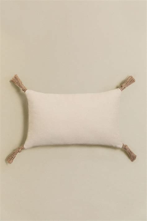 Coussin Rectangulaire En Coton 30x50 Cm Musc SKLUM