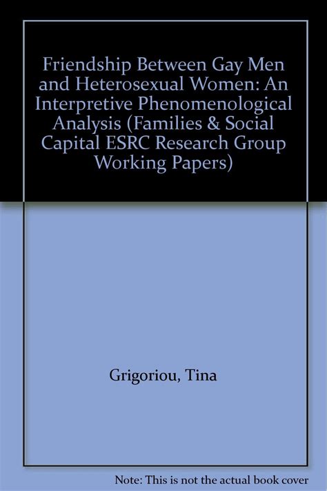 Amazon Friendship Between Gay Men And Heterosexual Women An Interpretive Phenomenological