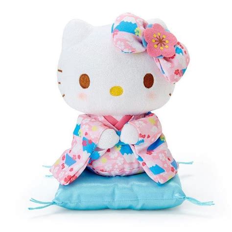 Hello Kitty Plush Doll Kimono Sanrio Japan New Year Verygoodsjp In