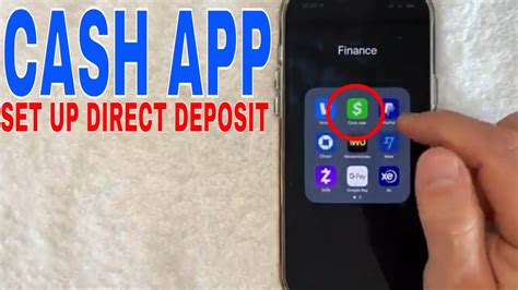 How To Set Up Direct Deposit With Cash App Youtube