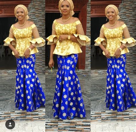 Latest Lace Skirt And Blouse Styles For Your Next Owambe Designs