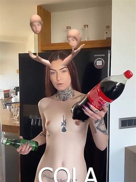 All Nude Just Me My Perfect Tits And A Bottle Of Coca Cola Quenching More Than Just Thirst