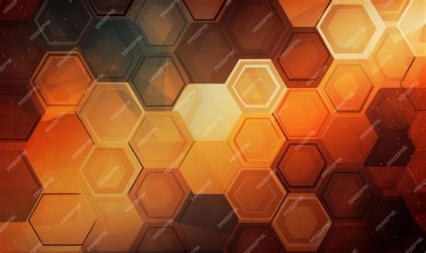 Premium AI Image | Abstract tan color background or wallpaper with hexagons