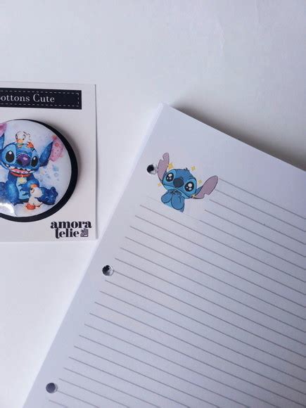 Bloco De Folhas Stitch Compre Produtos Personalizados No Elo7