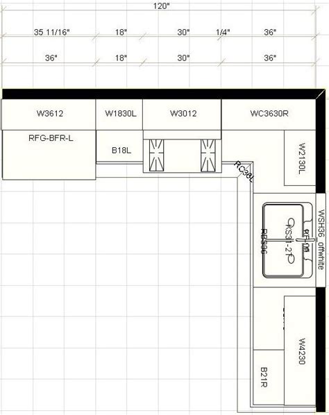 Printable Kitchen Layout Grid