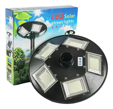 Lampara Solar Led Punta De Poste W Suburbana Con Tubo Meses Sin