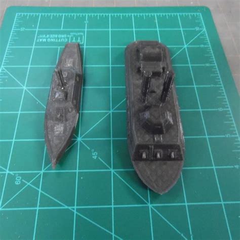 3d Printable Uss Cairo And Css Neuse Ironclads By Michael Walther