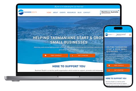 Business South Web Design By Tassie Websites Hobart