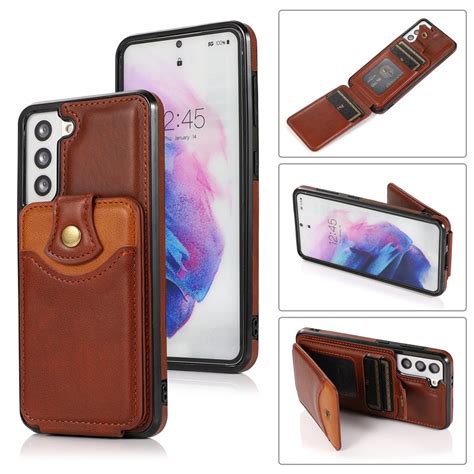 Funda magnética de cuero Original de lujo para Samsung Galaxy S21