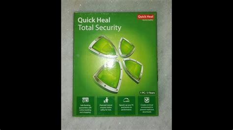 Quick Heal Total Security 1 Pc 3 Years Unboxing YouTube